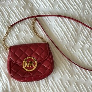 Red Michael Kors bag